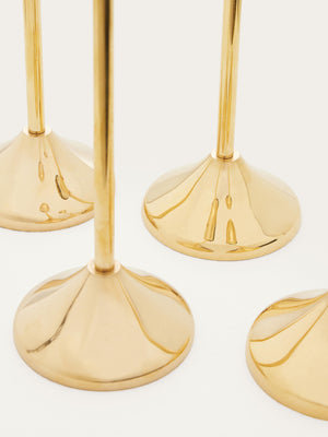 Brass | Set of Nine Candlesticks