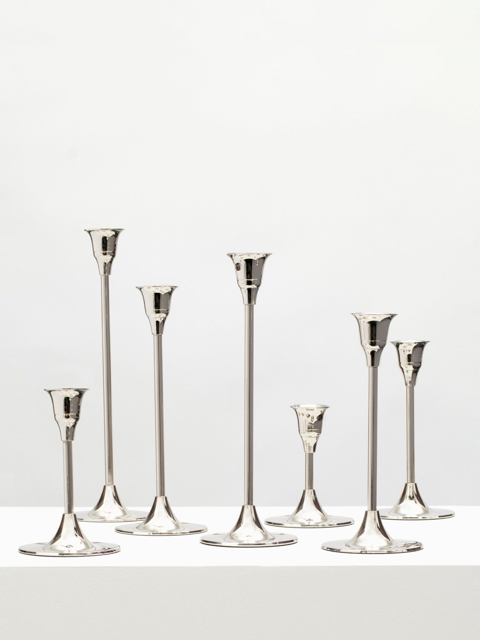 Candlestick Set - Silver